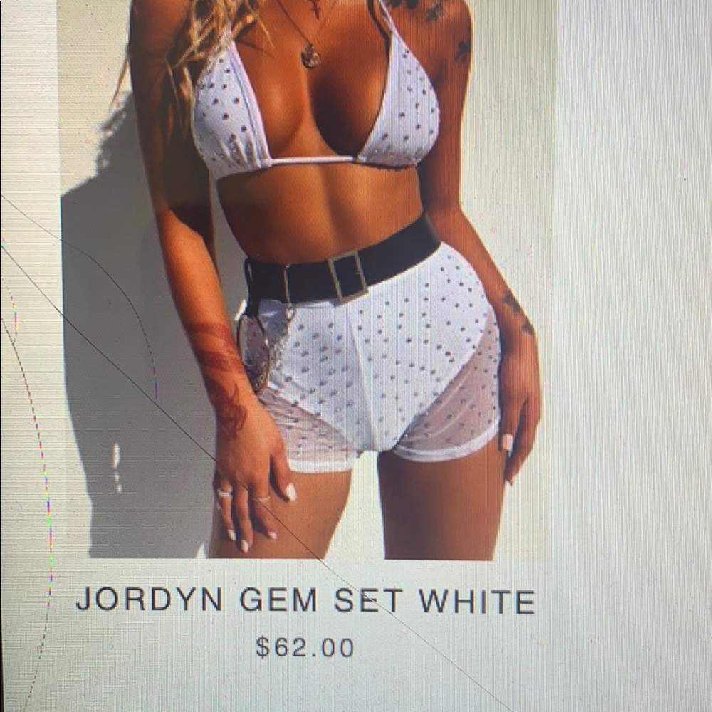Jordyn Gem Set White - Brand new